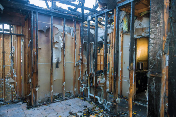 Professional Smoke Damage Restoration technician working in Morton, TX